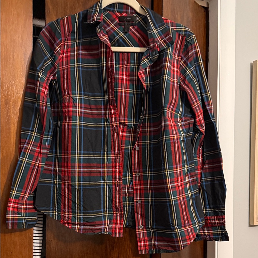 J. Crew Multicolor Plaid Shirt
